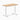 Desky zero mini hardwood fixed desk hardwood white oak - Desky