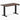 Dual mini rubberwood dark walnut standing desk - Desky