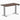 Dual mini rubberwood dark walnut standing desk - Desky
