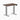 Dual mini rubberwood dark walnut standing desk - Desky