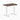 Dual mini rubberwood dark walnut standing desk - Desky