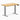 Dual mini rubberwood light oak standing desk - Desky