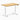 Dual mini rubberwood light oak standing desk - Desky