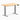 Dual mini rubberwood natural standing desk - Desky