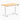 Dual mini rubberwood natural standing desk - Desky