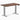 Dual mini rubberwood red walnut standing desk - Desky