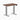 Dual mini rubberwood red walnut standing desk - Desky