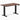 dual mini softwood standing desk rustic pine - Desky