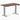 dual mini softwood standing desk rustic pine - Desky